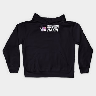 They See Me Closin' They Hatin' - Real Estate Agent Kids Hoodie